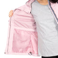 Light Lilac - Side - Trespass Womens-Ladies Voyage Waterproof Long-Sleeved Jacket