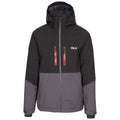 Dark Grey - Front - Trespass Mens Nelson DLX Ski Jacket