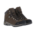 Brown - Pack Shot - Trespass Womens-Ladies Baylin Leather Walking Boots