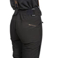 Black - Side - Trespass Womens-Ladies Sylvia Ski Trousers