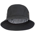 Black - Back - Trespass Unisex Adult Waxy Bucket Hat