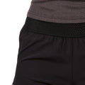 Black - Close up - Trespass Womens-Ladies Sadie Active Shorts