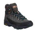 Grey - Front - Trespass Womens-Ladies Taryn Grain Leather Hiking Boots
