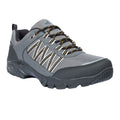 Charcoal - Front - Trespass Mens Cian Trainers