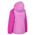 Deep Pink - Back - Trespass Childrens-Kids Tuneful Waterproof Jacket