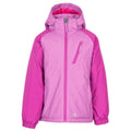 Deep Pink - Front - Trespass Childrens-Kids Tuneful Waterproof Jacket