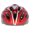 Metallic Red - Back - Trespass Childrens-Kids Tanky Cycling Safety Helmet