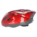 Metallic Red - Side - Trespass Childrens-Kids Tanky Cycling Safety Helmet