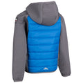 Blue-Grey - Back - Trespass Childrens-Kids Roadie Hybrid Jacket