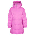 Deep Pink - Front - Trespass Childrens Girls Tiffy Padded Jacket
