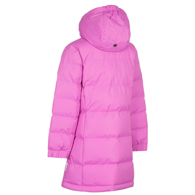Deep Pink - Back - Trespass Childrens Girls Tiffy Padded Jacket