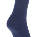 Navy Blue - Side - Trespass Adults Unisex Tech Luxury Merino Wool Blend Ski Tube Socks