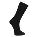 Black - Side - Trespass Adults Unisex Tubular Luxury Wool Blend Ski Tube Socks