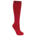 Red - Front - Trespass Adults Unisex Tubular Luxury Wool Blend Ski Tube Socks