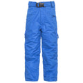Blue - Front - Trespass Kids Unisex Marvelous Ski Pants With Detachable Braces