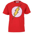 Red - Front - The Flash Boys Distressed Logo Cotton T-Shirt