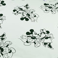 Sage Green-Black - Side - Disney Womens-Ladies Mickey & Minnie Mouse Sweatshirt