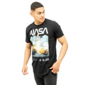 Black - Lifestyle - NASA Mens Lift Off Cotton T-Shirt