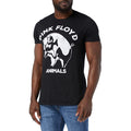 Black-White - Side - Pink Floyd Mens Animals Cotton T-Shirt