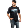 Black-Blue - Side - Knight Rider Mens K.I.T.T 2000 Cotton T-Shirt