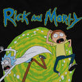 Black - Side - Rick And Morty Mens Portal T-Shirt