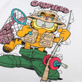 White - Side - Garfield Mens FIshing T-Shirt