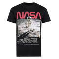 Black-White-Red - Front - NASA Mens Aldrin T-Shirt