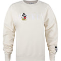 Stone - Front - Disney Womens-Ladies Mickey Mouse Embroidered Sweatshirt