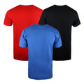 Red-Black-Blue - Back - DC Comics Childrens-Kids T-Shirt (Pack of 3)
