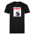 Black - Front - Jaws Mens Shark T-Shirt