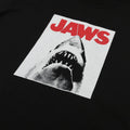 Black - Side - Jaws Mens Shark T-Shirt