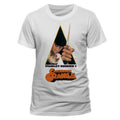 White - Front - Clockwork Orange Mens Stanley Kubrick Poster T-Shirt