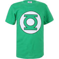 Irish Green - Front - Green Lantern Childrens-Kids Circle Logo T-Shirt
