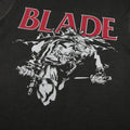 Vintage Black - Side - Blade Mens Acid Wash T-Shirt