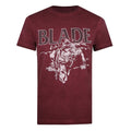 Vintage Black-Light Grey-Red - Front - Blade Mens Acid Wash T-Shirt