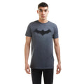 Dark Heather - Side - Batman Mens Logo Heather T-Shirt