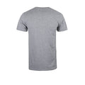 Heather Grey - Back - Ford Mens Mustang Stripe Heather T-Shirt