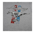 Heather Grey - Lifestyle - Ford Mens Mustang Stripe Heather T-Shirt