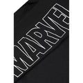 Black - Side - Marvel Comics Mens Logo Long-Sleeved T-Shirt