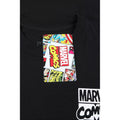 Black - Pack Shot - Marvel Comics Mens Logo Long-Sleeved T-Shirt