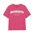 Fuchsia - Front - Harry Potter Girls School Logo T-Shirt