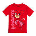 Red - Front - PJ Masks Boys Owlette T-Shirt