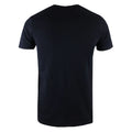 Black - Back - Captain America Mens Logo T-Shirt