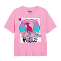 Light Pink - Front - Trolls Girls Bff Polaroid T-Shirt