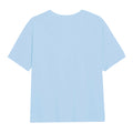 Light Blue - Back - Peppa Pig Girls Rainbow slide T-Shirt