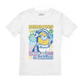 White - Front - Minions Boys Party Poster T-Shirt