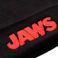 Black - Side - Jaws Mens Logo Beanie