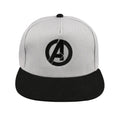 Grey-Black - Front - Avengers Mens Logo Cap