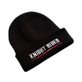 Black - Back - Knight Rider Mens Kitt Logo Beanie