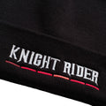Black - Side - Knight Rider Mens Kitt Logo Beanie